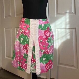 Island Republic Thick Floral Skirt with Embroidery, Size 10